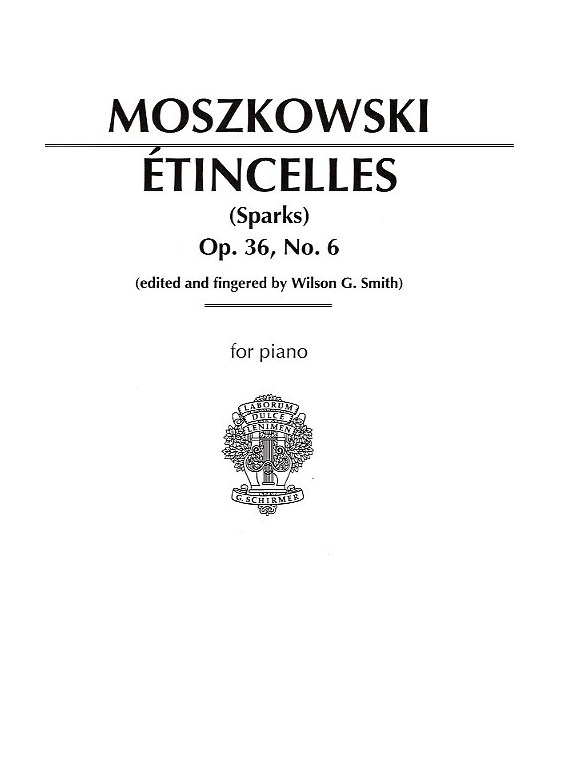 Moritz Moszkowski: Etincelles Op.36 No.6