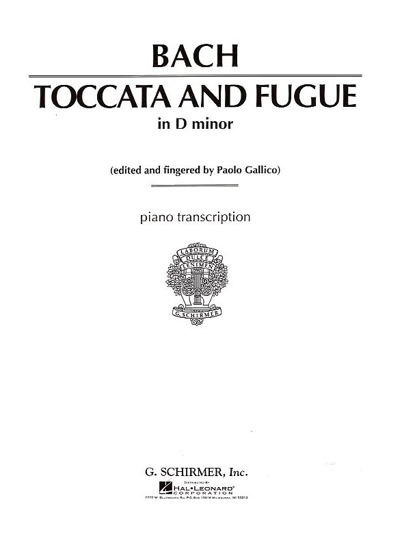 J.S. Bach: Toccata And Fugue In D Minor For Piano BWV565 (Tausig)