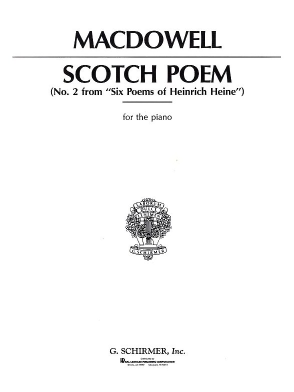 Edward MacDowell: Scotch Poem Op.31 No.2