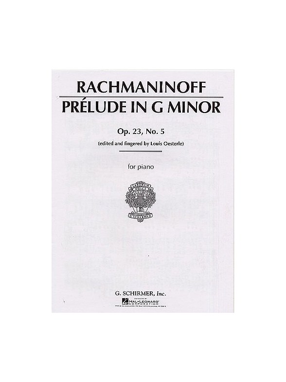 Sergei Rachmaninov: Prelude In G Minor Op.23 No.5