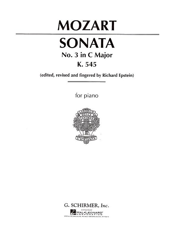 W.A. Mozart: Piano Sonata No.15 In C Major K.545