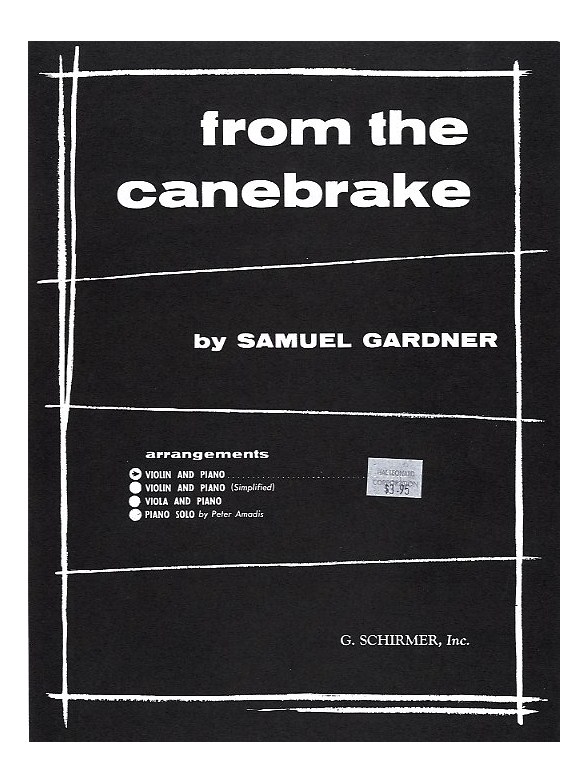 Samuel Gardner: From The Canebrake