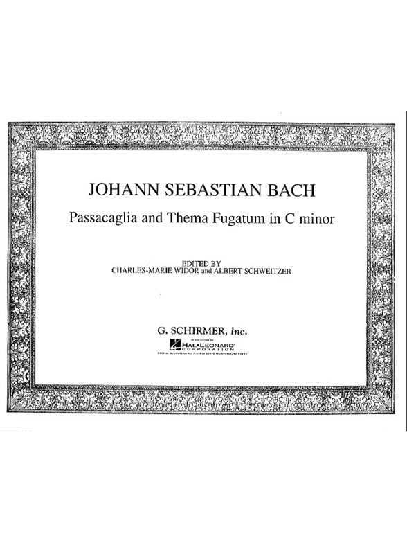 J.S Bach: Passacaglia And Thema Fugatum In C Minor