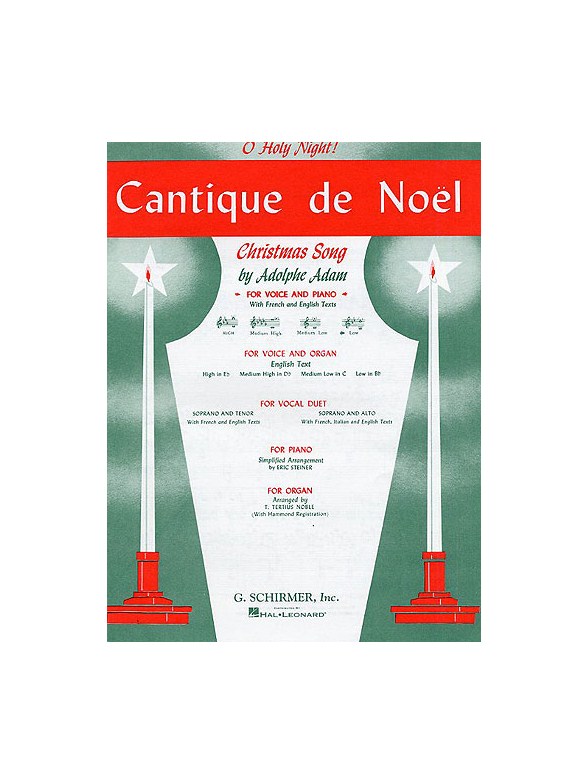 Adolphe Adam: Cantique De Noel (O Holy Night) For Low Voice In B Flat