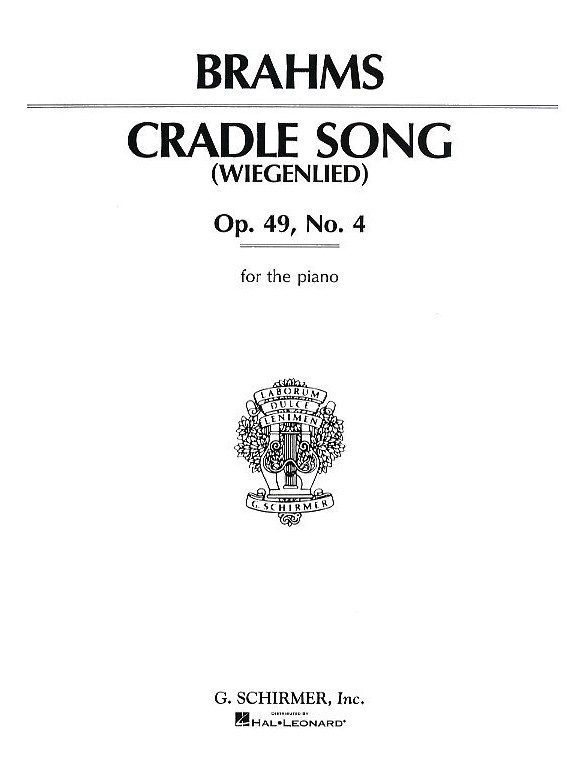 Johannes Brahms: Cradle Song (Wiegenlied) Op.4 No.4