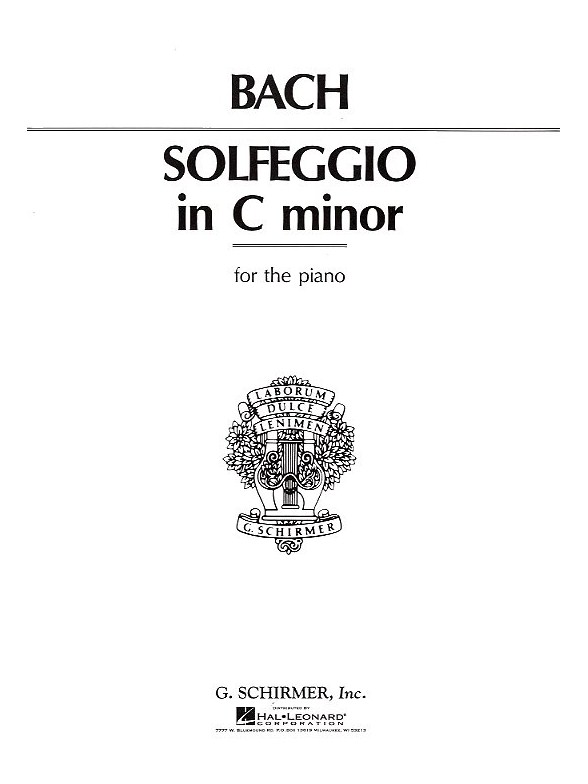 C.P.E. Bach: Solfeggietto In C Minor