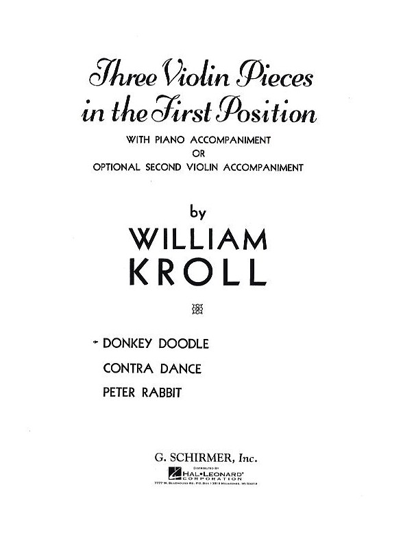 William Kroll: Donkey Doodle