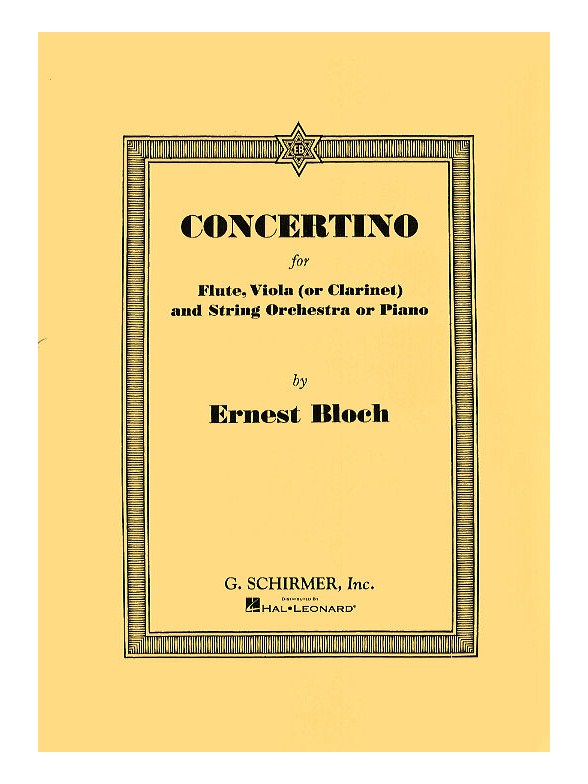 Ernest Bloch: Concertino