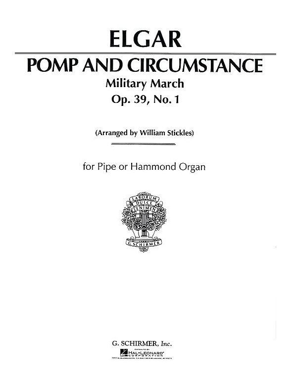 Edward Elgar: Pomp And Circumstance Military March Op.39 No.1 (Organ)