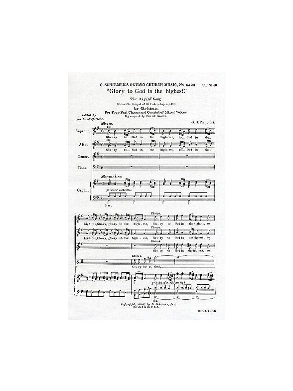 Giovanni Pergolesi: Glory To God In The Highest (The Angels' Song)