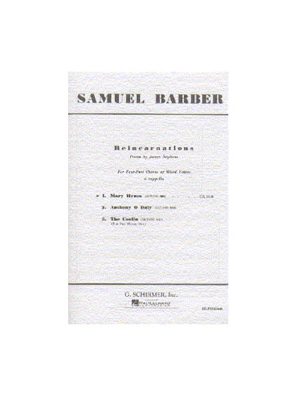 Samuel Barber: Reincarnations - Mary Hynes