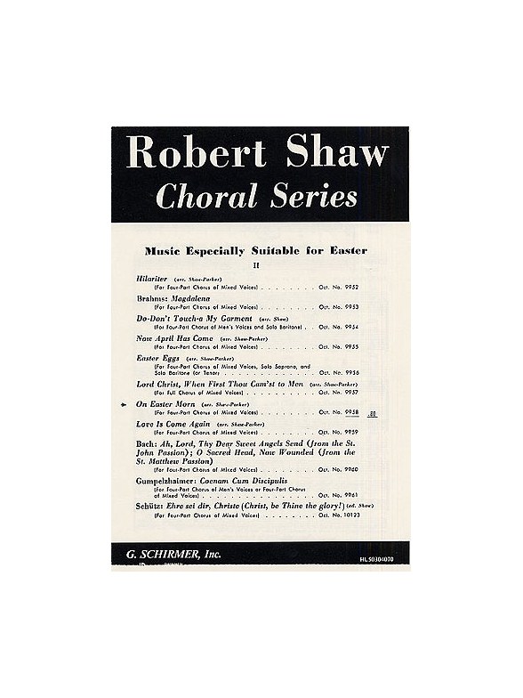 On Easter Morn (Arr. Shaw/Parker)