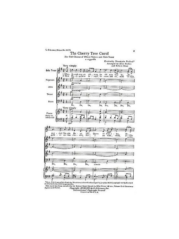 Cherry Tree Carol