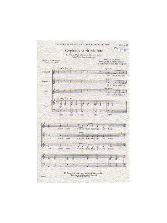 William Schuman: Orpheus With His Lute (SSA)