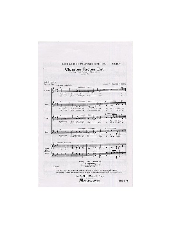 Anton Bruckner: Christus Factus Est (III)