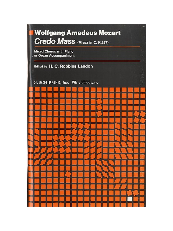 W. A. Mozart: Mass In C 'Credo' K.257 (Vocal Score)