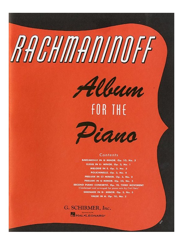 Sergei Rachmaninov: Album For The Piano