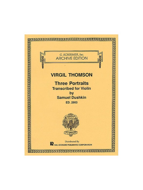 Virgil Thomson: Three Portraits