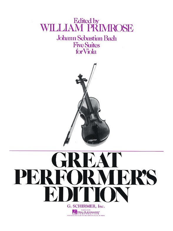 J.S. Bach: Five Suites For Viola