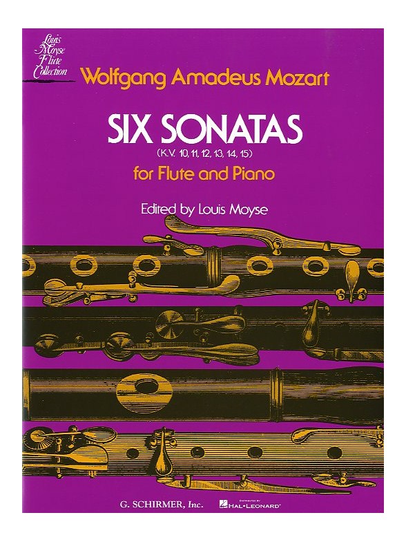 W.A. Mozart: Six Sonatas For Flute And Piano