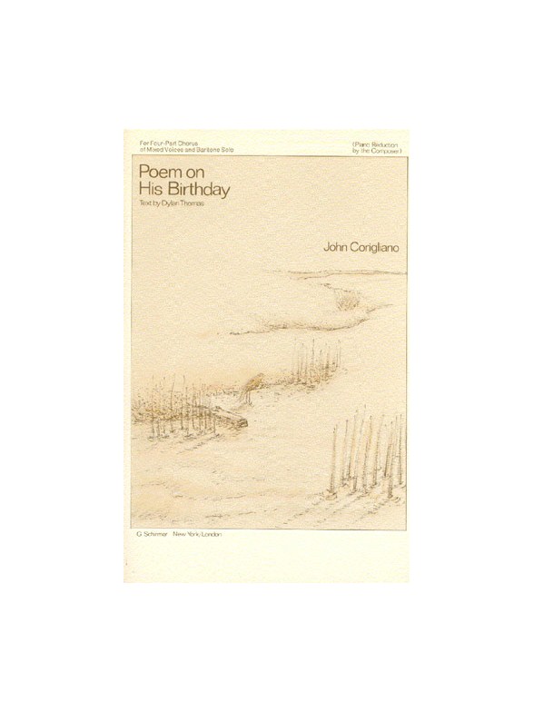 John Corigliano: Poem On His Birthday Solo (Vocal Score)