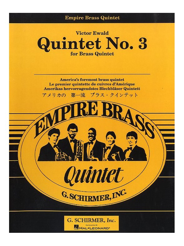 Victor Ewald: Brass Quintet No.3 In Db Major