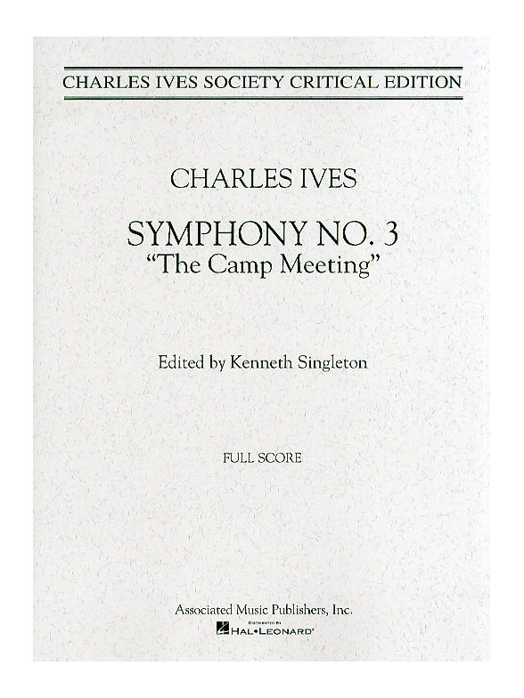 Charles Ives: Symphony No.3 'The Camp Meeting' (Score)