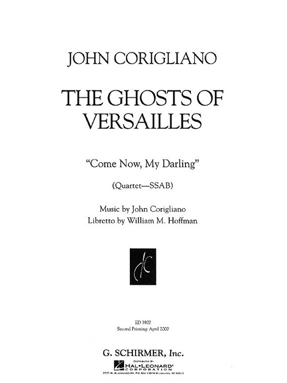 John Corigliano: Come Now My Darling (From 'The Ghosts Of Versailles')