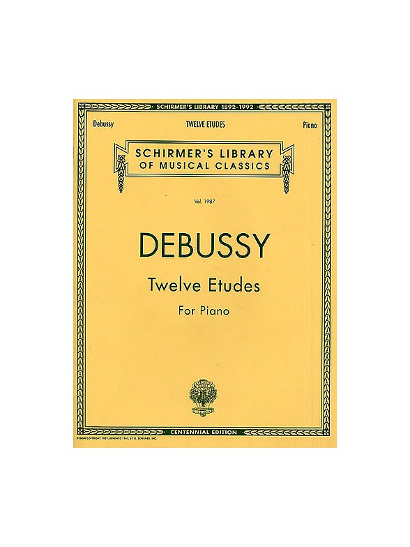 Claude Debussy: Twelve Etudes For Piano