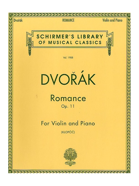 Antonin Dvorak: Romance For Violin And Piano Op.11