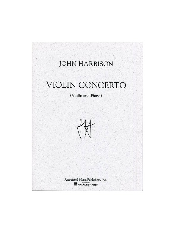 John Harbison: Violin Concerto (Violin And Piano)