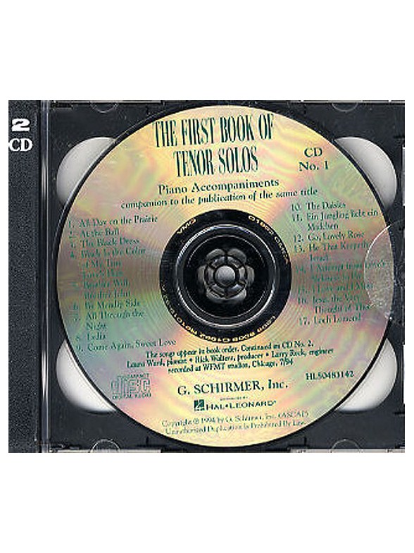 The First Book Of Tenor Solos: CD Set