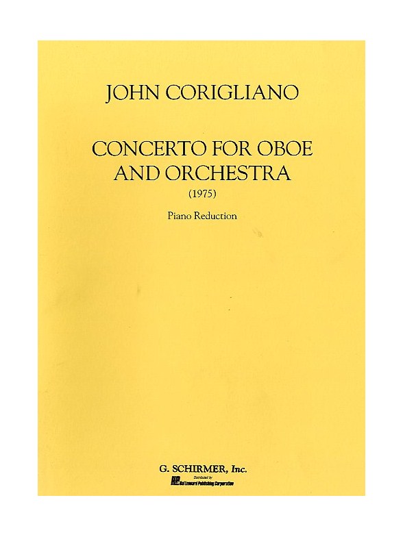 John Corigliano: Oboe Concerto (Oboe/Piano)