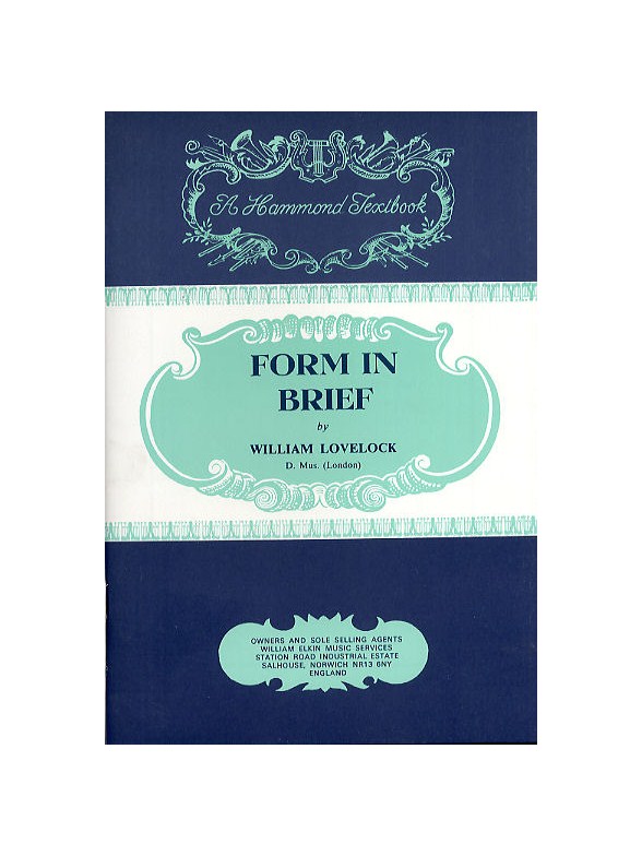 William Lovelock: Form In Brief