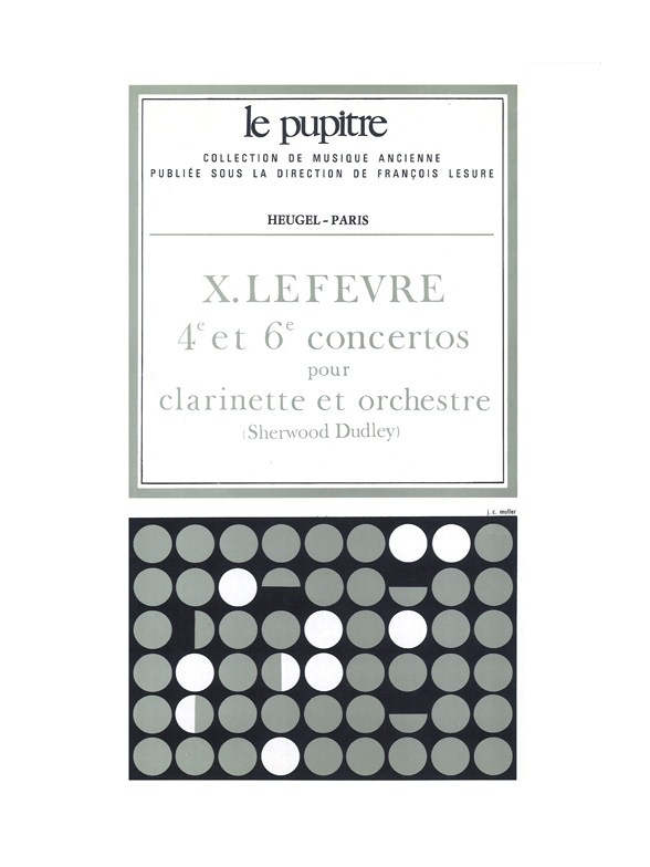 Jean-Xavier Lefèvre: Concertos No.4 & No.6 (LP56) (Clarinet & Orchestra)