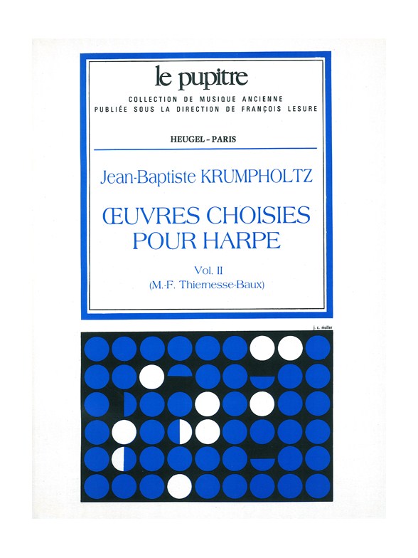 Johann Baptist Krumpholtz: Oeuvres pour Harpe Vol.2 (LP64) (Harp solo)