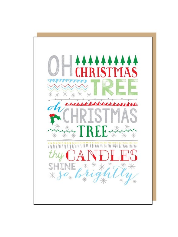 Holly Jolly Design: Oh Christmas Tree - Christmas Card