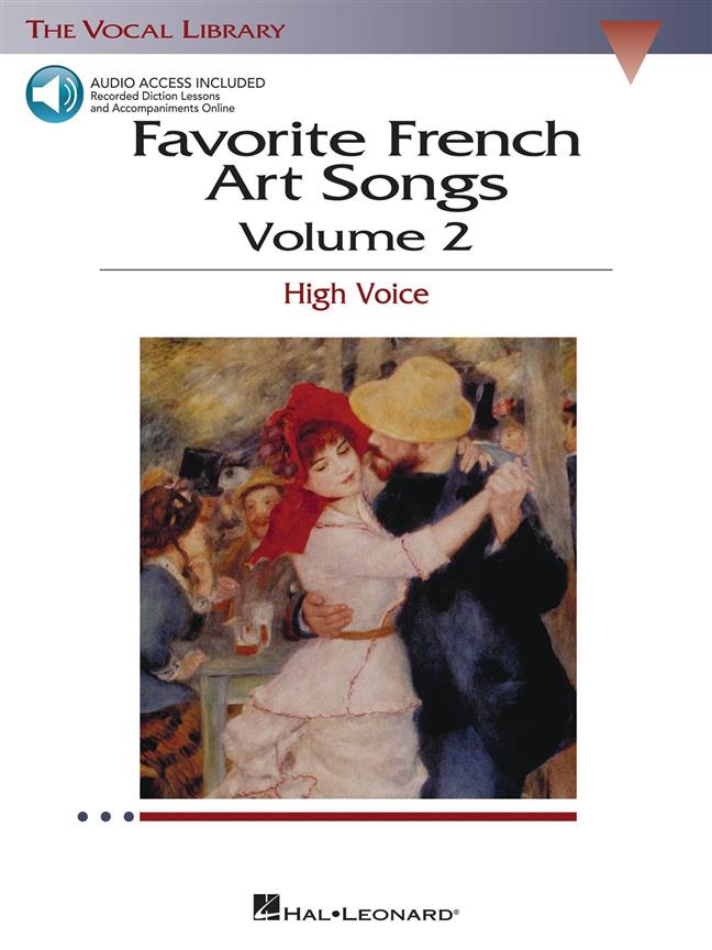 Favorite French Art Songs Volume 2 High Voice Book/Cd