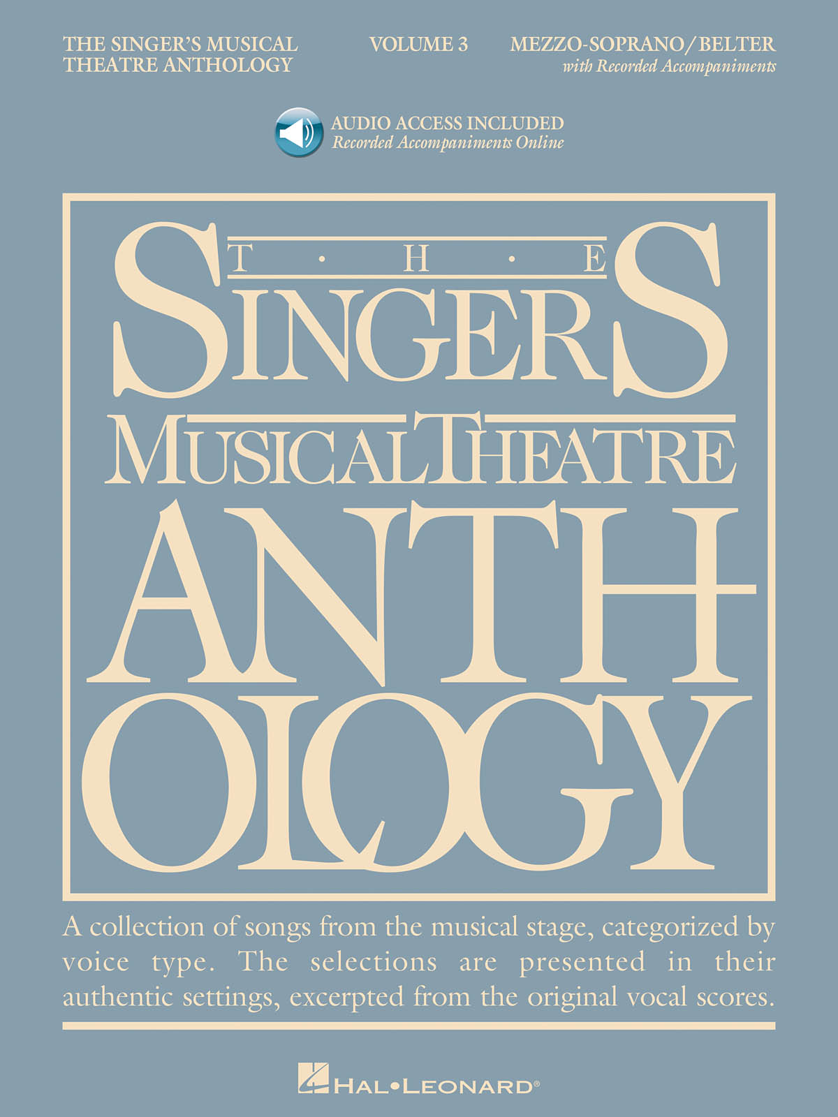 SINGER'S MUSICAL THEATRE ANTHOLOGY VOLUME 3 MEZZO SOPRANO BOOK/2CD