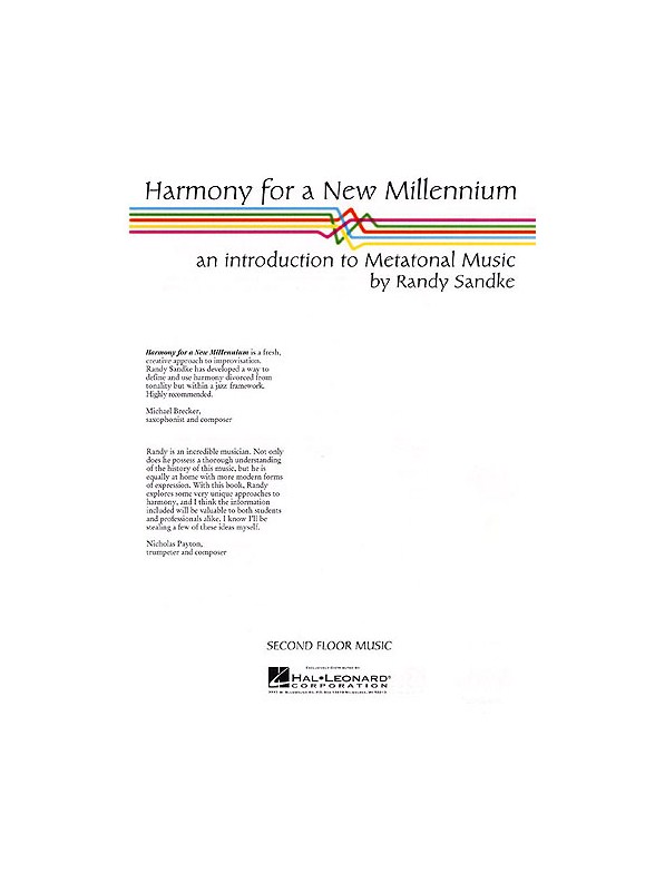 Randy Sandke: Harmony For A New Millennium