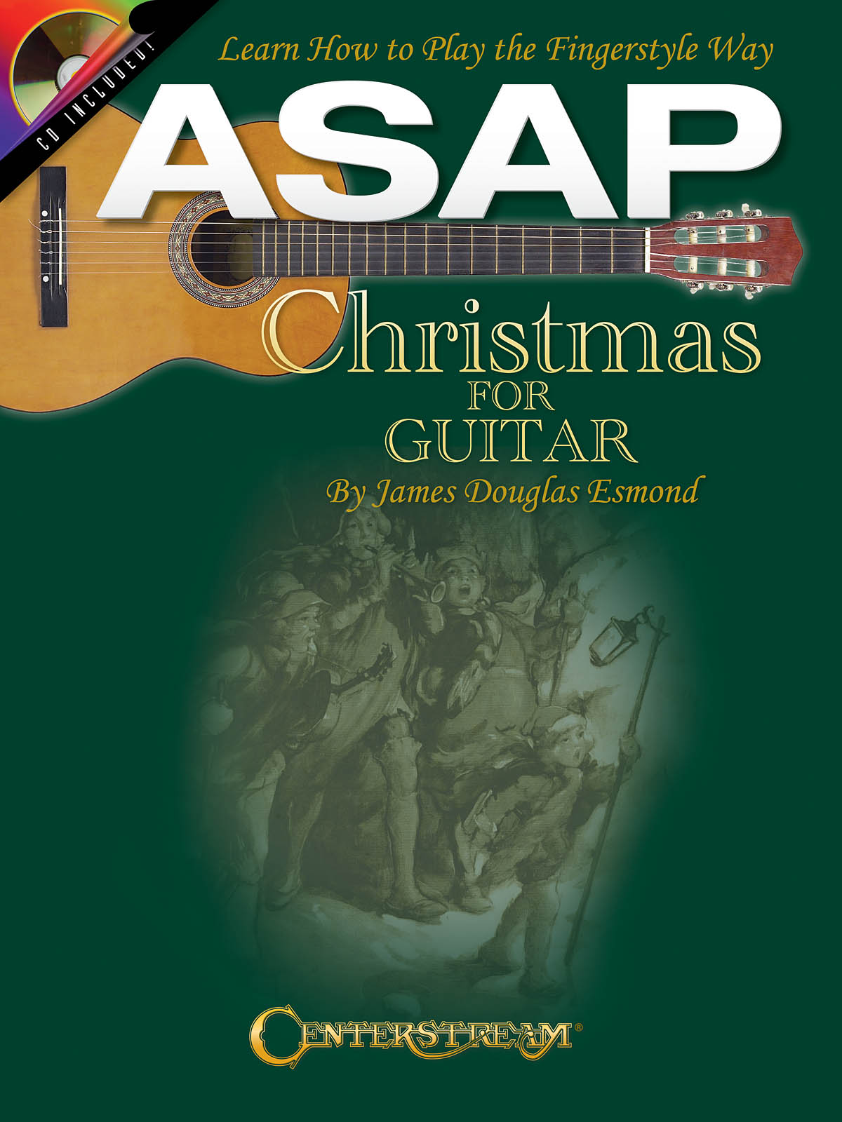 ASAP CHRISTMAS FOR GUITAR LEARN FINGERSTYLE WAY GTR BK/CD