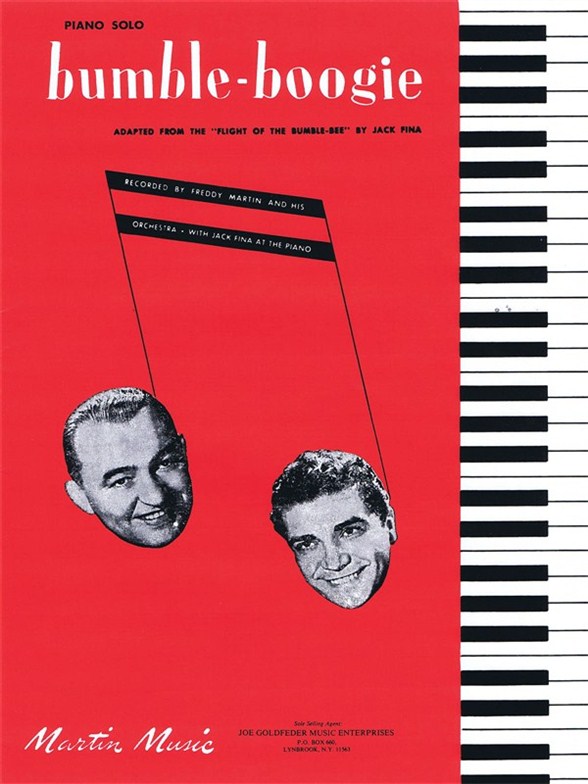FINA JACK BUMBLE BOOGIE ADAPTED FRM FLIGHT OF BUMBLE BEE PF SOLO SHEET