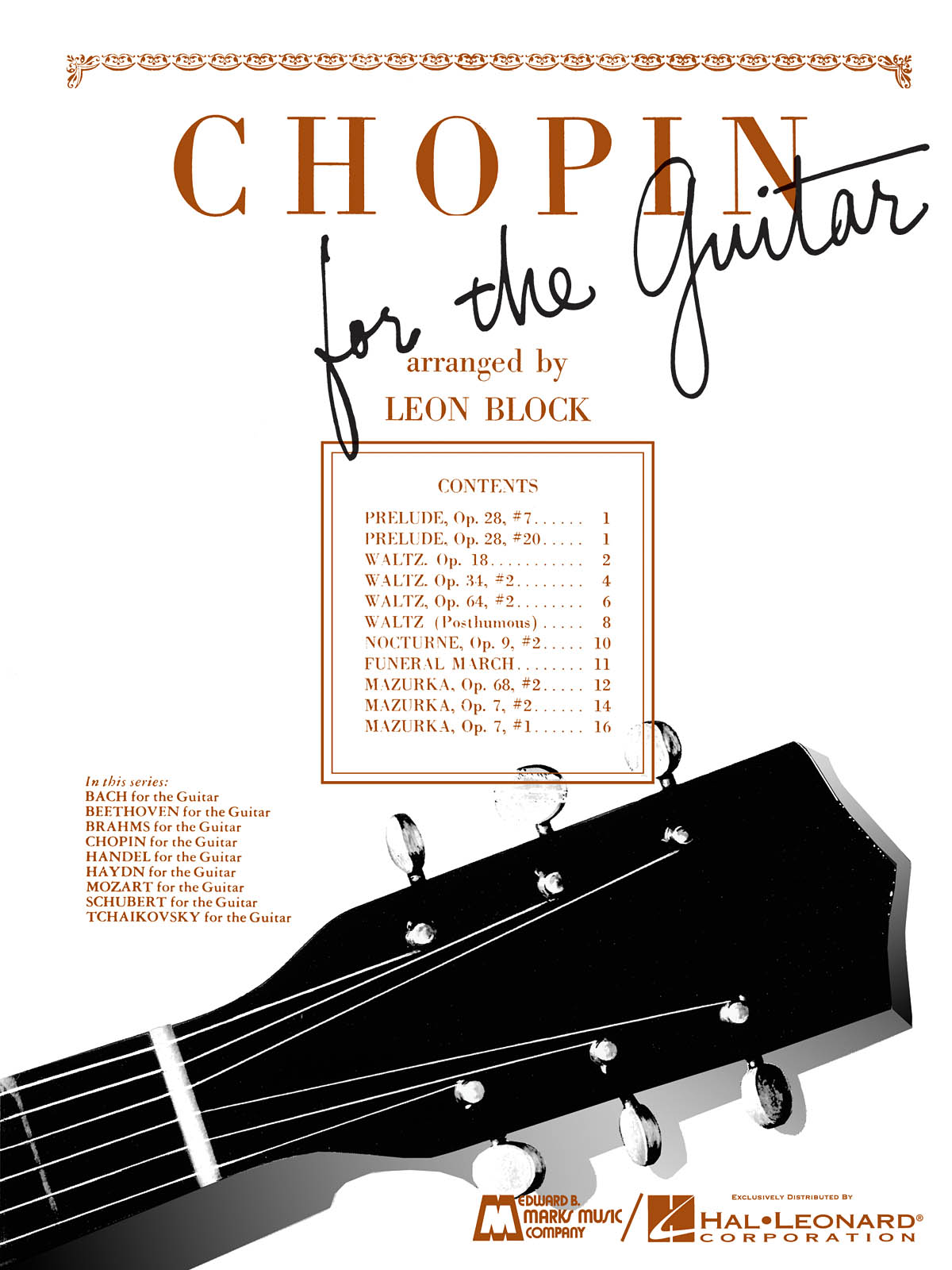 Chopin For Guitar (arr. Leon Block)
