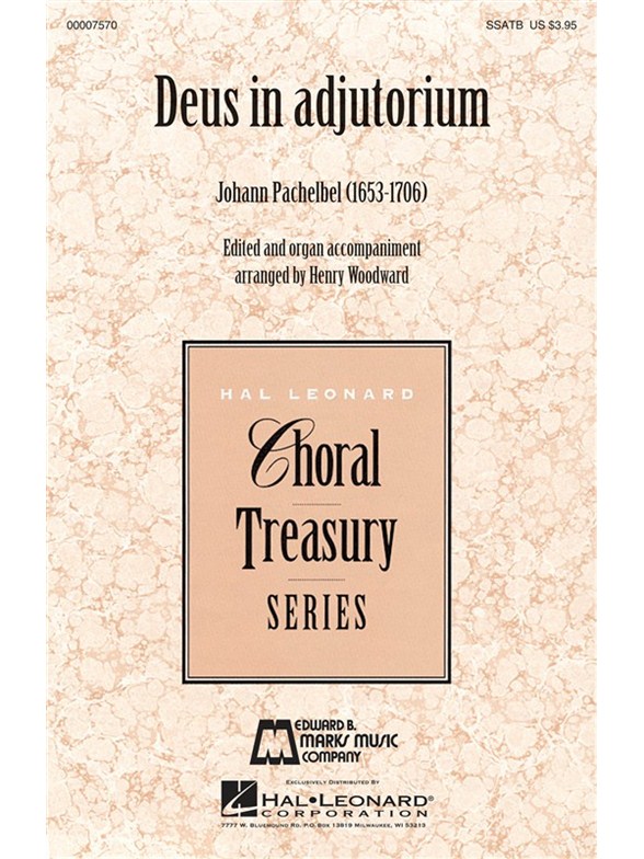 PACHELBEL JOHANN DEUS IN ADJUTORIUM (WOODWARD HENRY) SSATB CHORAL