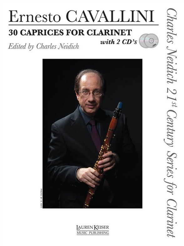 CAVALLINI ERNESTO 30 CAPRICES FOR CLARINET (NEIDICH C) CLT BK/2CD