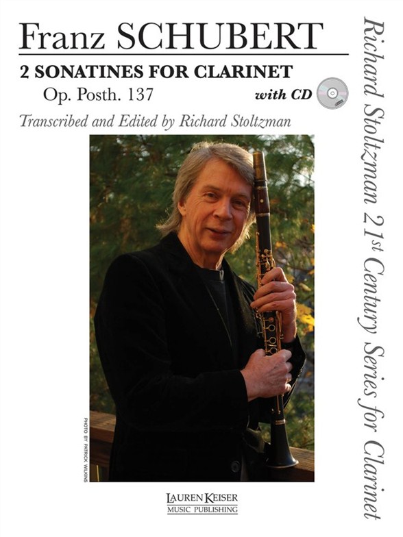 SCHUBERT FRANZ 2 SONATINES FOR CLARINET OP137 (STOLTZMAN) CLT/PF BK/CD