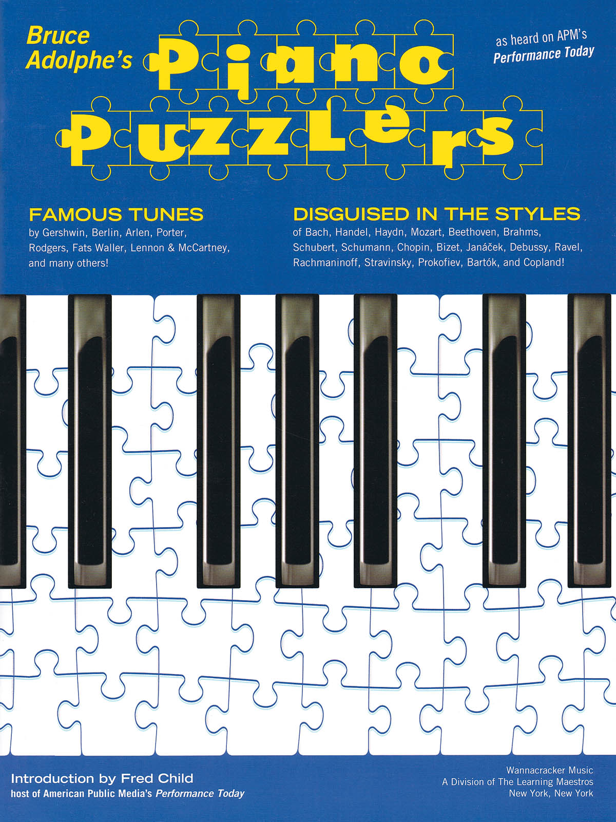 PIANO PUZZLERS (ED ADOLPHE BRUCE) PIANO BOOK