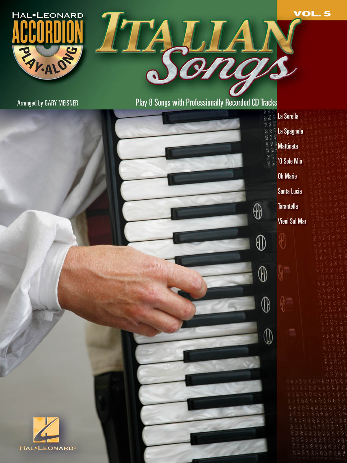 Apa Vol 5 Italian Songs Acdn Bk/Cd