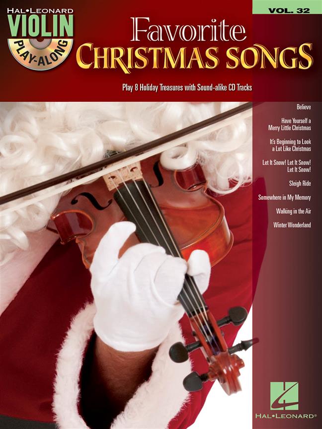 Favorite Christmas Songs : Violin Play-Along Volume 32