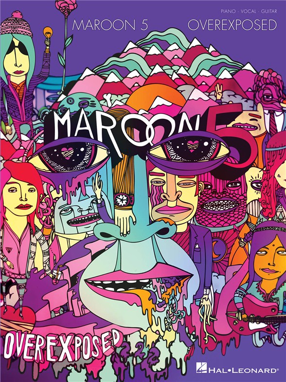 MAROON 5 OVEREXPOSED PIANO VOCAL GUITAR BOOK